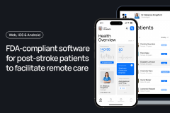 Platform for remote post-stroke monitoring